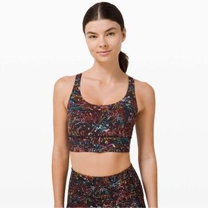 Like New Lululemon Energy Bra Long Line - Multicolour - Size 6